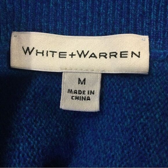 WHITE +WARREN Cashmere Sweater - Picture 8 of 11